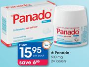 Panado 500mg 24 Tablets-Per Pack