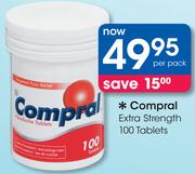Compral Extra Strength 100 Tablets-Per Pack
