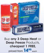 Deep Heat Or Deep Freeze Products-Each