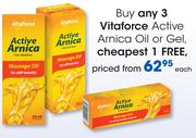 Vitaforce Active Arnica Oil Or Gel-Each
