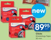 Clicks Kinesiology Tape-50mm Each