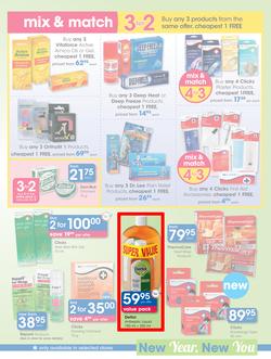Clicks : Health New Year (29 Dec - 22 Jan 2017), page 23