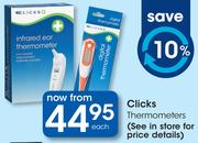 Clicks Thermometers-Each