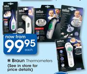 Braun Thermometers-Each