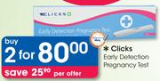 Clicks Early Detection Pregnancy Test-For 2