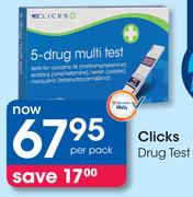 Clicks Drug Test-Per Pack