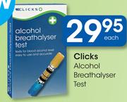 Clicks Alcohol Breathalyser Test