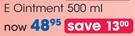 Epizone E Ointment-500ml