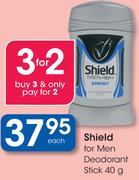 Shield For Men Deodorant Stick-40g