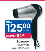 Safeway 1200 Watt Travel Hairdryer