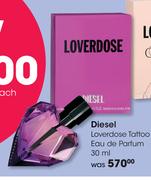 Diesel Loverdose Tattoo Eau De Parfum-30ml Each
