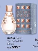 Guess Dare Eau De Toilette-100ml Each