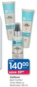 Celltone Spot Control Toner, Wash Or Moisturiser-100ml Each