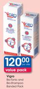 Vigro Bio-Tonic And Bio-Shampoo Banded Pack-Per Offer