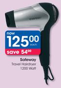 Safeway Travel Hairdryer 1200 Watt