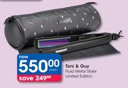 Toni & Guy Fluid Metal Styler Limited Edition