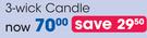 Landon Tyler 3 Wick Candle-Each