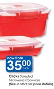 Clicks Selected Microwave Cookware-Each