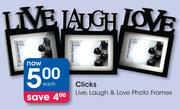 Clicks Live, Laugh And Love Photo Frames-Each
