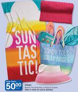 Clicks Beach Accessories Or Beach Towels-Each