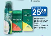 Mitchum or Lady Mitchum Products-Each