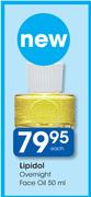 Lipidol Overnight Face Oil-50ml Each