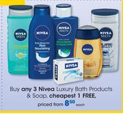 Nivea Luxury Bath Products & Soap-Each