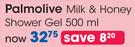 Palmolive Milk & Honey Shower Gel-500ml Each
