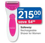 Safeway Rechargeable Shaver For Women-Each