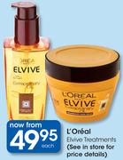 L'Oreal Elvive Treatments-Each