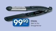 Clicks Wet & Dry Straightener