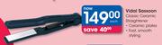 Vidal Sassoon Classic Ceramic Straightener