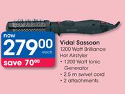 Vidal Sassoon 1200 Watt Brilliance Hot Airstyler