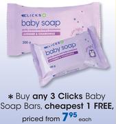 Clicks Baby Soap Bars-Each