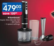 Kambrook Aspire Stick Blender Set-Per Set
