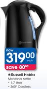 Russell Hobbs 1.7Ltr 360 Degree Cordless Montana Kettle-Each