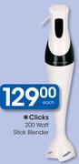 Clicks 200 Watt Stick Blender