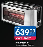 Kambrook Aspire Glass Toaster