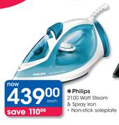 Philips 2100 Watt Steam & Spray Iron