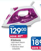 Safeway 1600 Watt Steam & Spray Iron