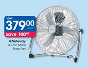 Safeway 40cm Metal Floor Fan