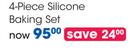 Love To Bake 4 Piece Silicone Baking Set-Each