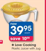 Love Cooking Plastic Juicer With Jug-Each