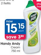 Handy Andy Cream-750ml Each