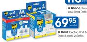 Raid Electric Unit & Refill & Extra 2 Refills-Per Offer