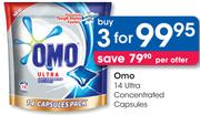 Omo 14 Ultra Concentrated Capsules-3 For