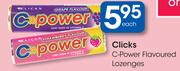 Clicks C-Power Flavoured Lozenges-Each