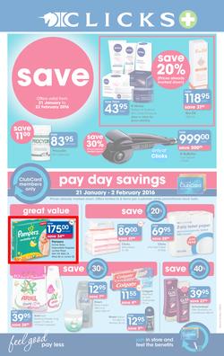 Clicks : Save (21 Jan - 22 Feb 2016), page 1