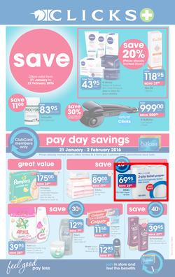 Clicks : Save (21 Jan - 22 Feb 2016), page 1