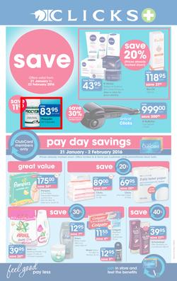 Clicks : Save (21 Jan - 22 Feb 2016), page 1